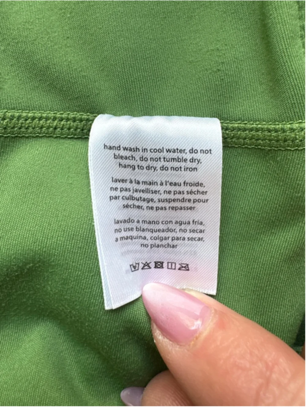 WEWOREWHAT | Green/White Pinstripe Cami Bra Top | Size Small - Picture 9 of 9